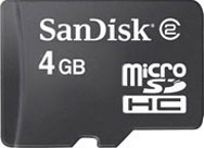 Sandisk microSD 4GB (SDSDQ-004G-E1)